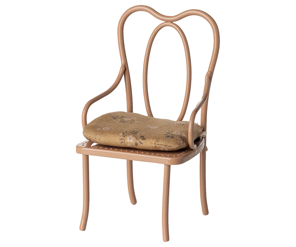 Maileg Vintage Chair, Mini - Dark Powder (Larger Size)