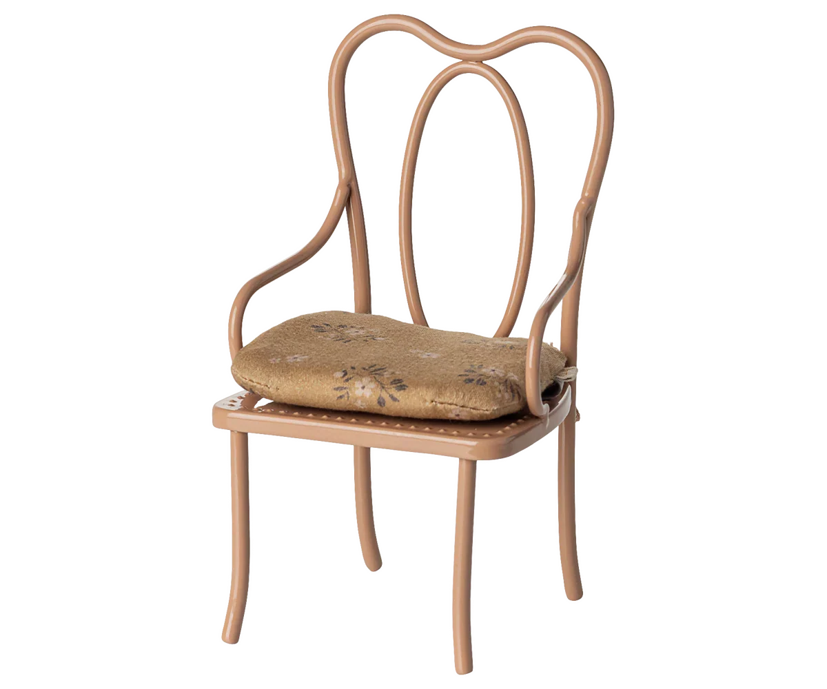 Maileg Vintage Chair, Mini - Dark Powder (Larger Size)