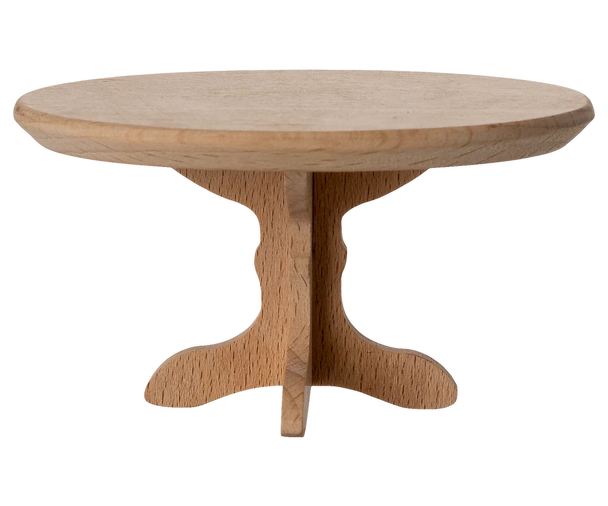 Maileg Oval Coffee Table, Mouse - Nature