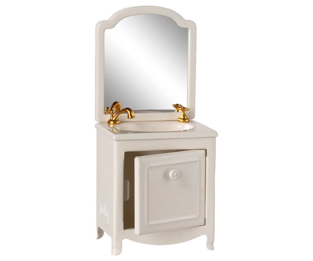 Maileg Sink Dresser, Mouse Size - Off White