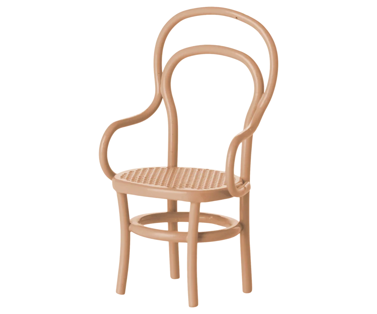 Maileg Vintage Chair, Mouse Size - Dark Powder