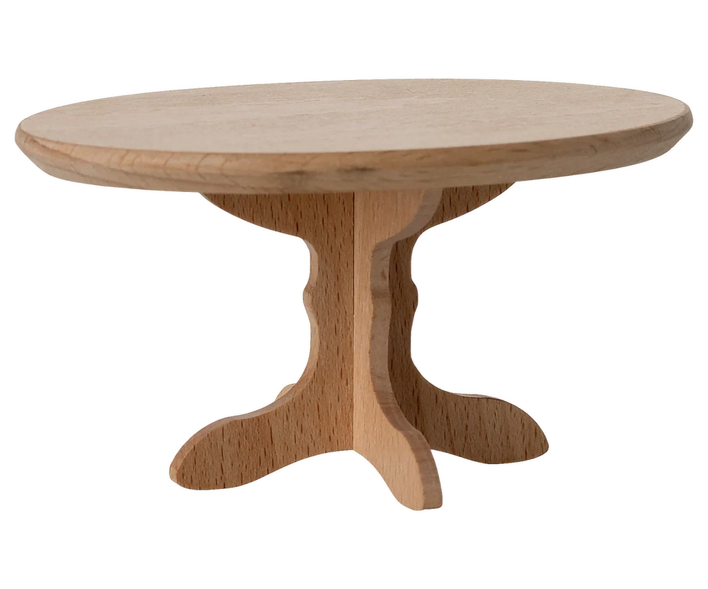Maileg Oval Dining Table, Mouse Size - Nature