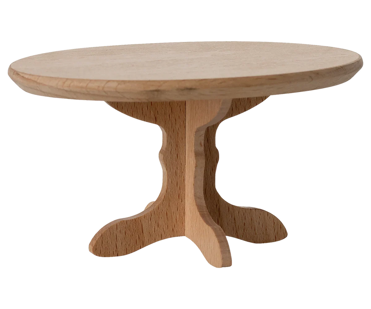 Maileg Oval Dining Table, Mouse Size - Nature