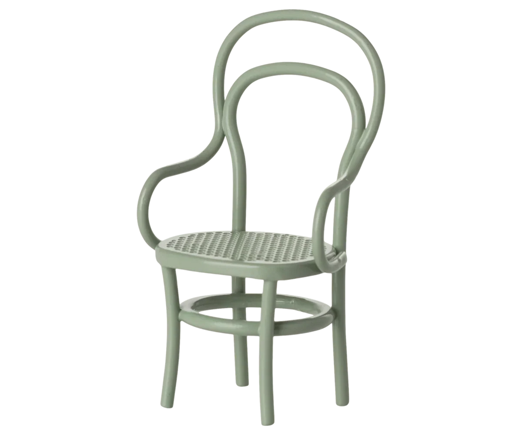Maileg Vintage Chair, Mouse Size - Mint