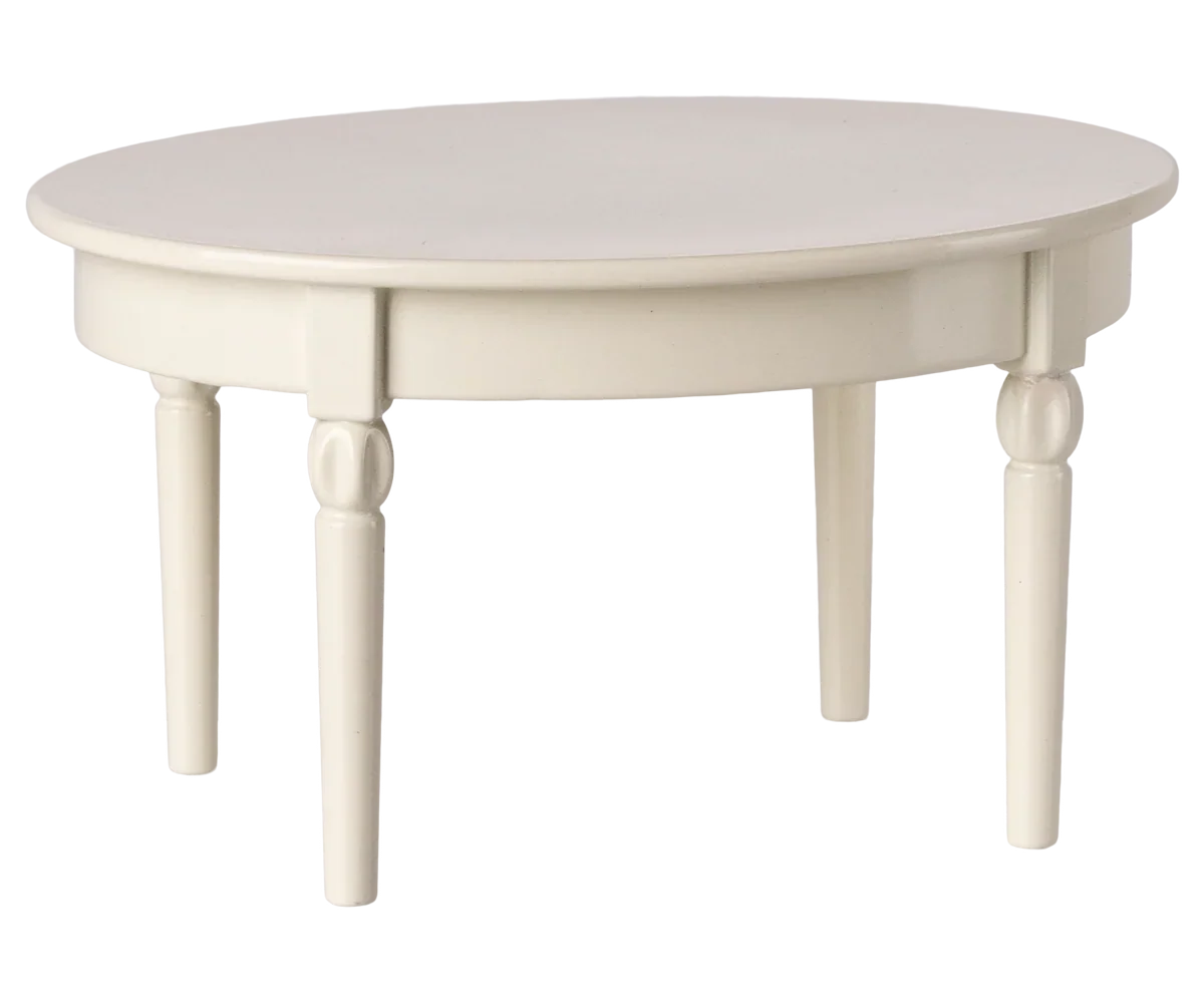 Maileg Vintage Dining Table, Mouse - Off White