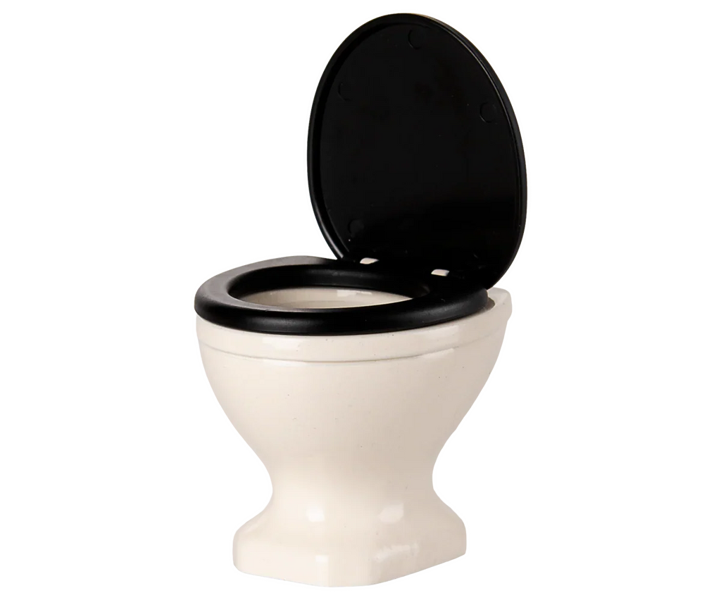 Maileg Small Toilet, Mouse Size - Off White