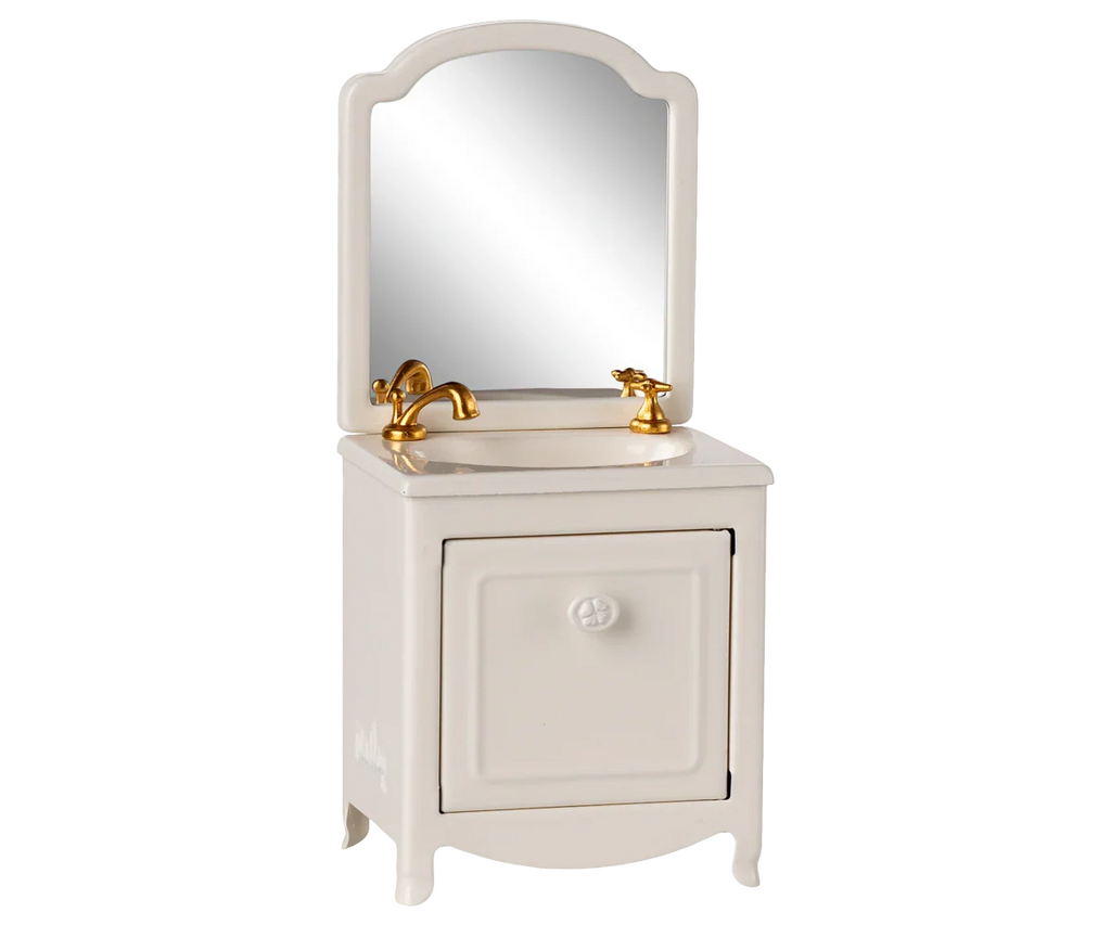 Maileg Sink Dresser, Mouse Size - Off White