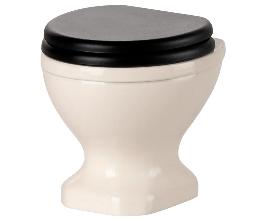 Maileg Small Toilet, Mouse Size - Off White