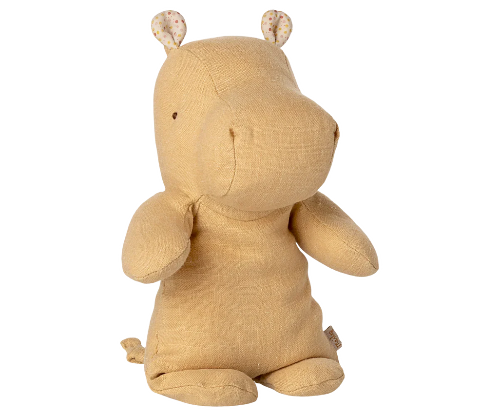 Maileg Hippo, Small - Cream Yellow