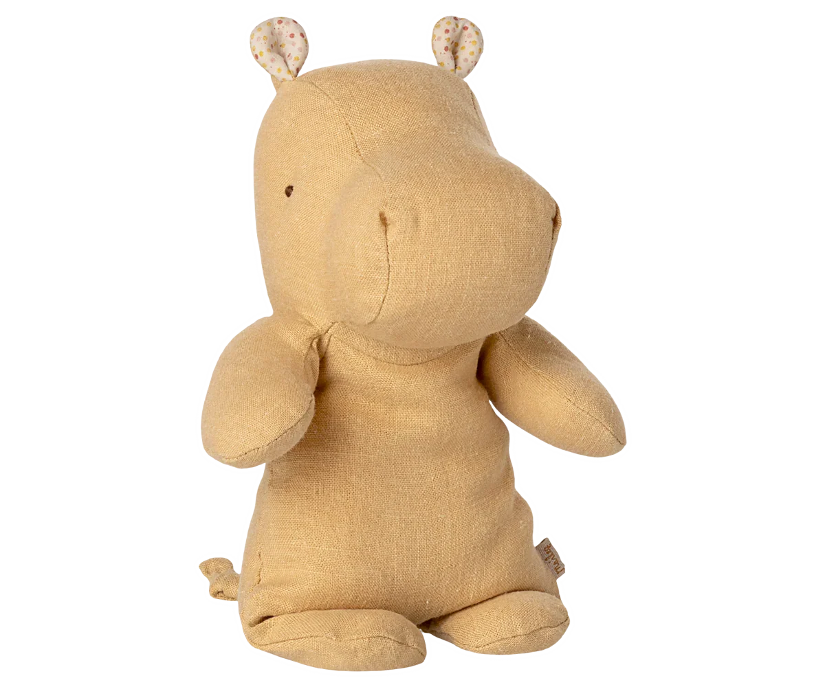 Maileg Hippo, Small - Cream Yellow