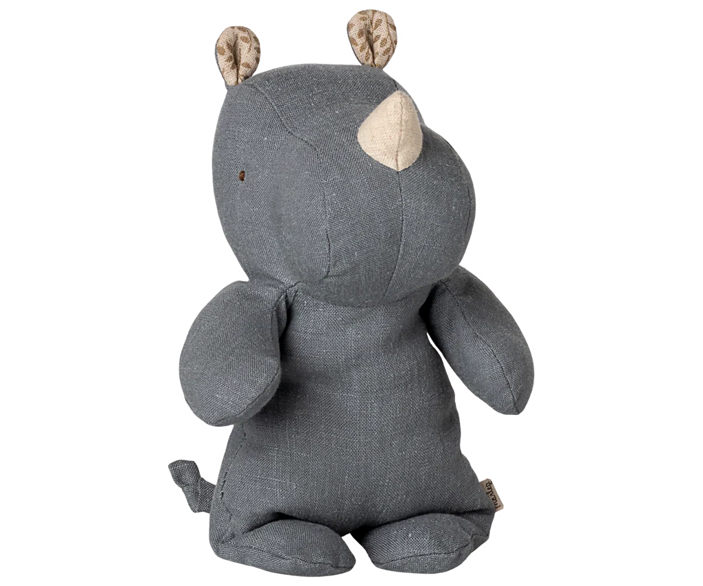 Maileg Rhino, Small - Dusty Blue