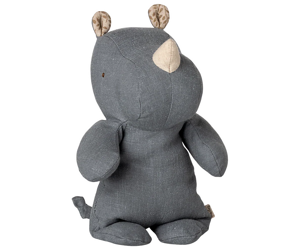 Maileg Rhino, Small - Dusty Blue