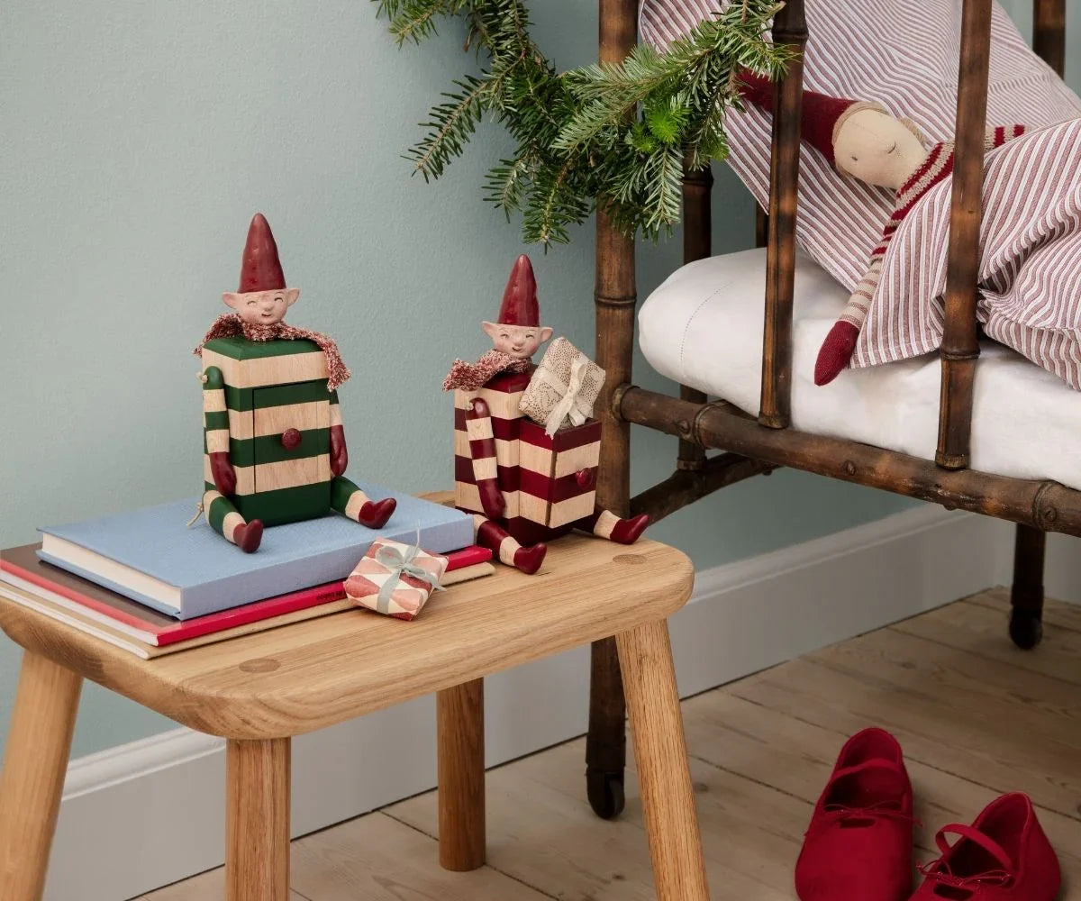 PRE-ORDER: Maileg Elf with Drawer - Red (Estimated Arrival Mid August)