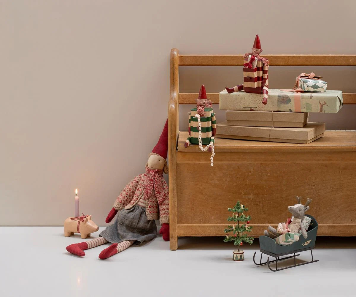 PRE-ORDER: Maileg Elf with Drawer - Red (Estimated Arrival Mid August)