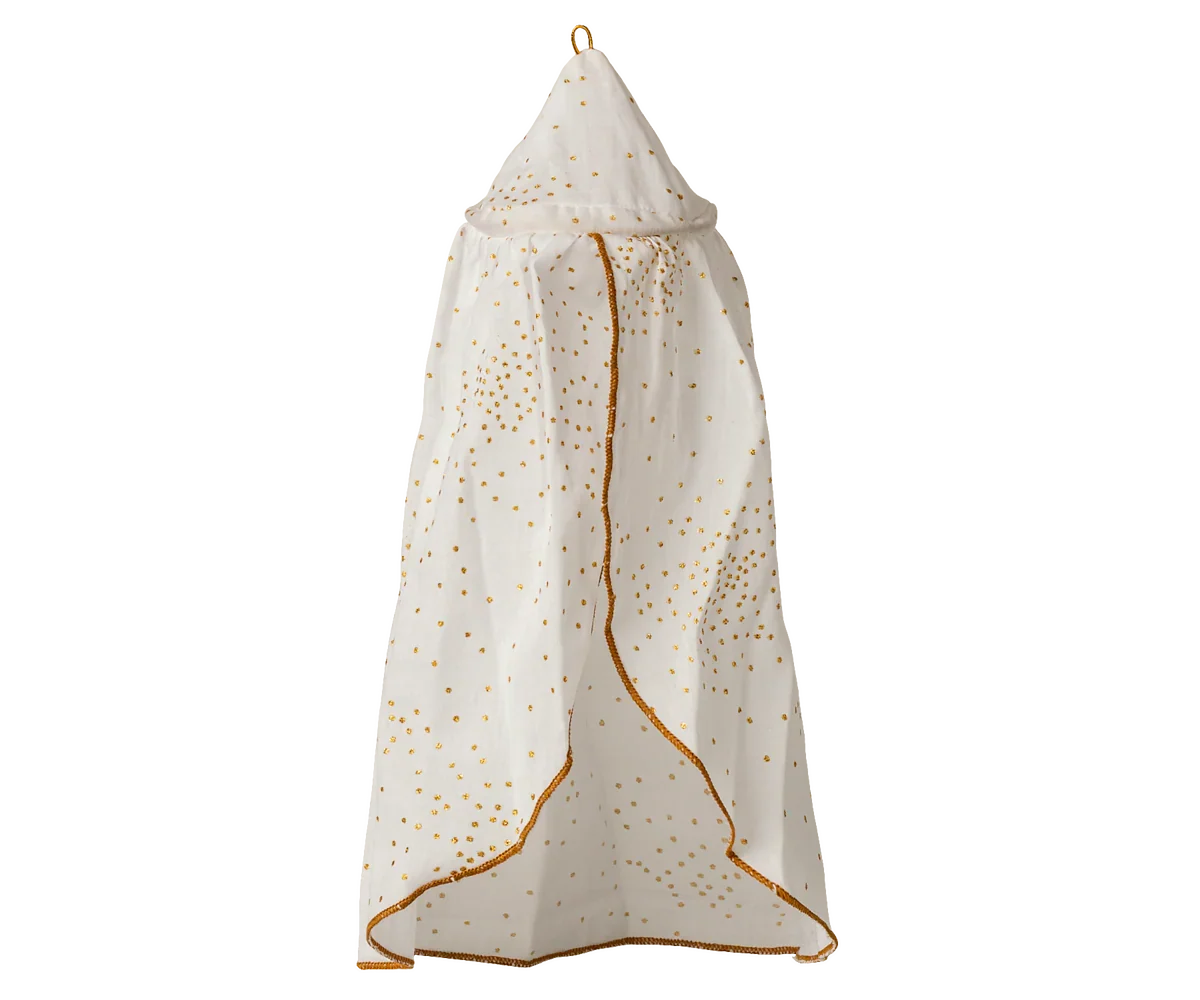 Maileg Bed Canopy, Miniature - Off-White