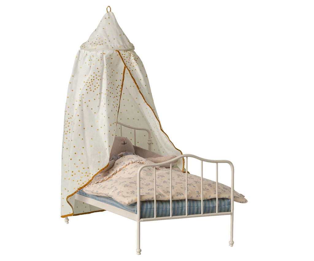 Maileg Bed Canopy, Miniature - Off-White