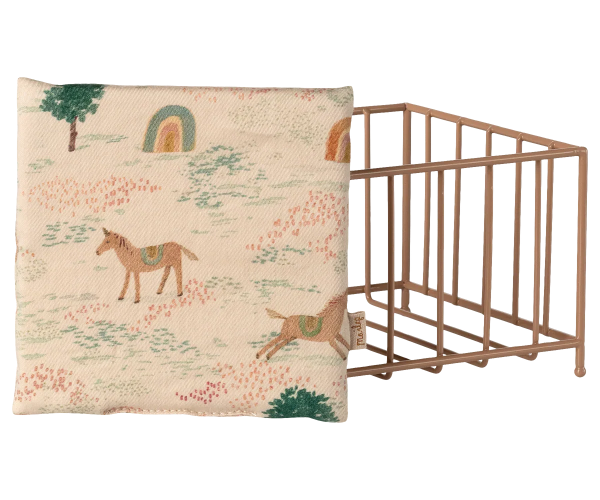 Maileg Playpen, Micro - Dark powder
