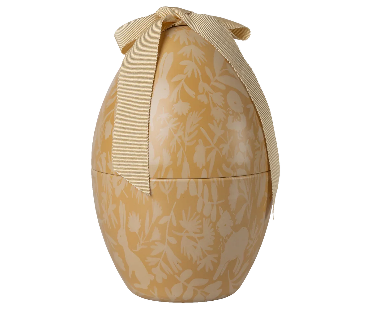 Maileg Easter Egg, Medium - Cream Yellow