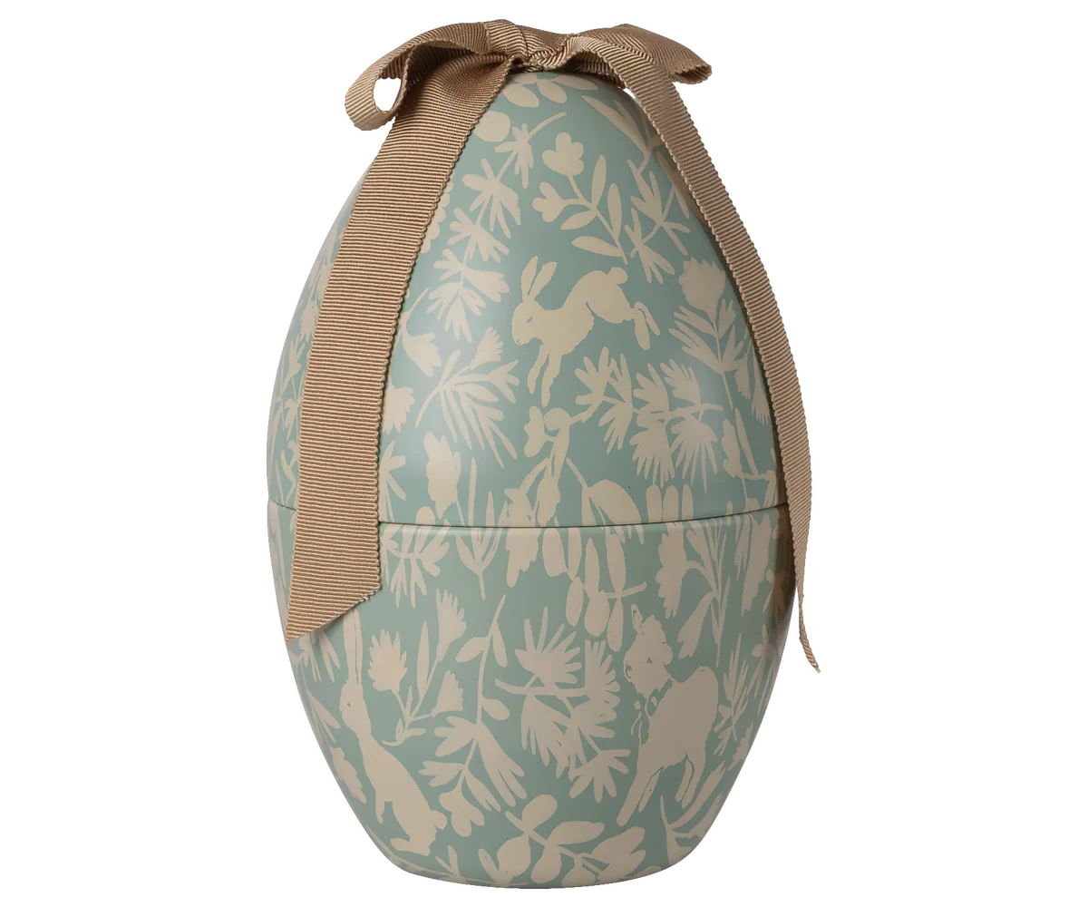 Maileg Easter Egg, Medium - Dusty Blue