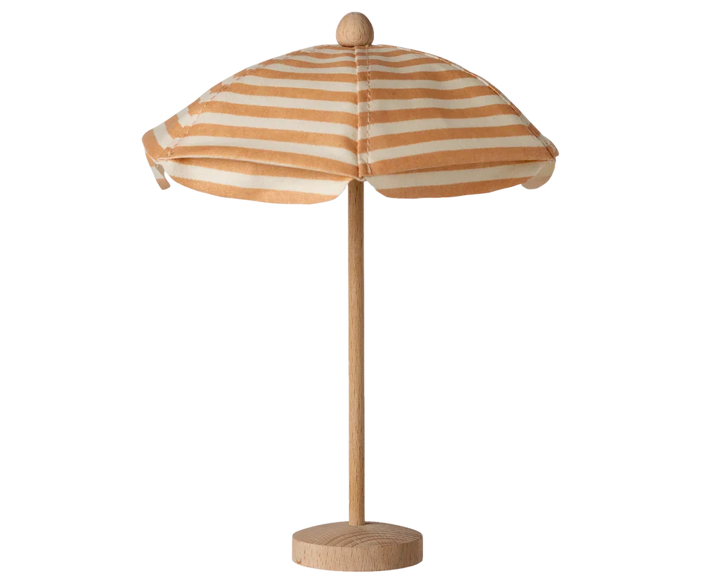 Maileg Beach Umbrella, Mouse - Soft Coral