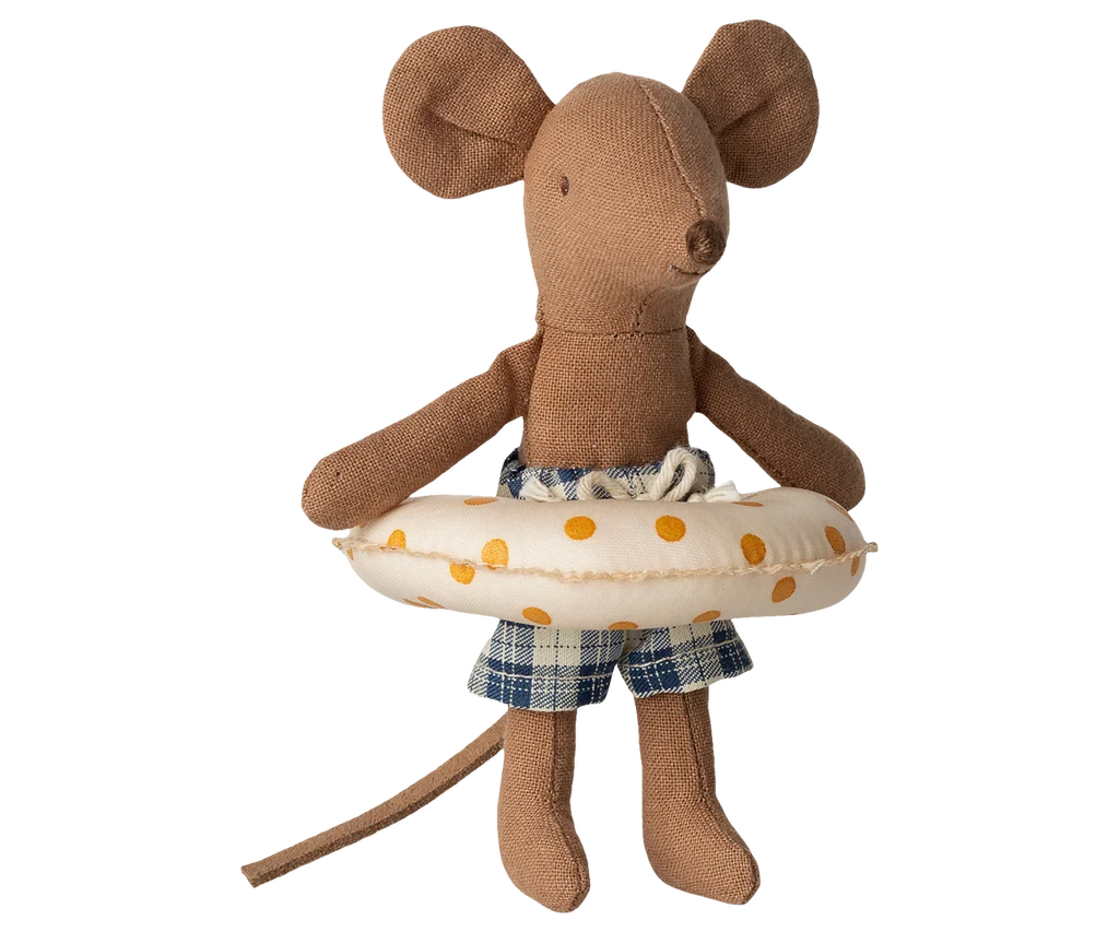 Maileg Beach Mouse with Float, Little Brother