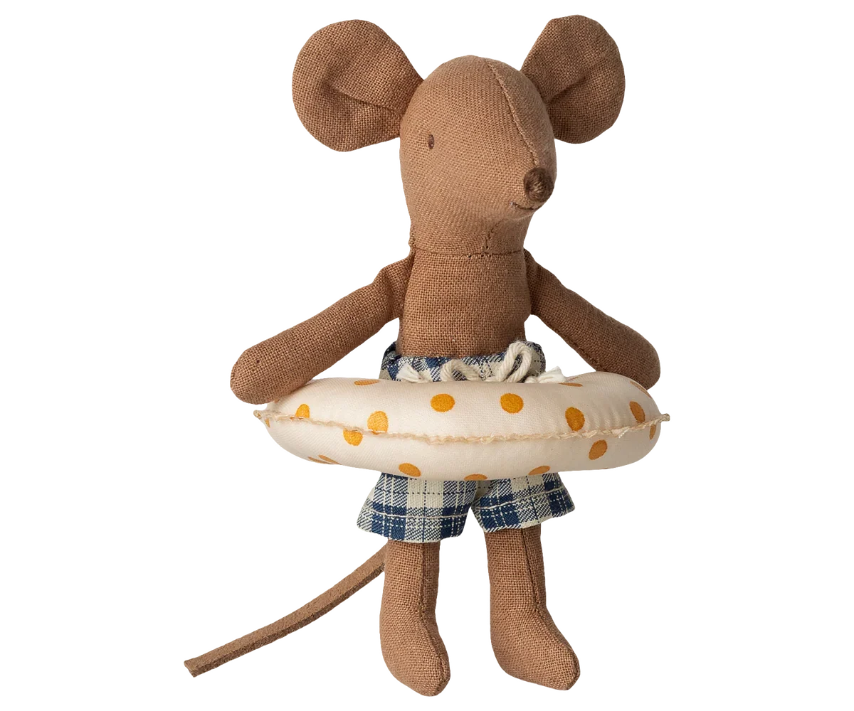 Maileg Beach Mouse with Float, Little Brother