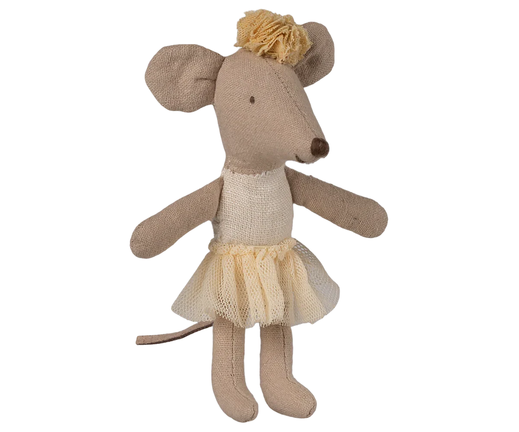 Maileg Ballerina Mouse, Little Sister - Off White