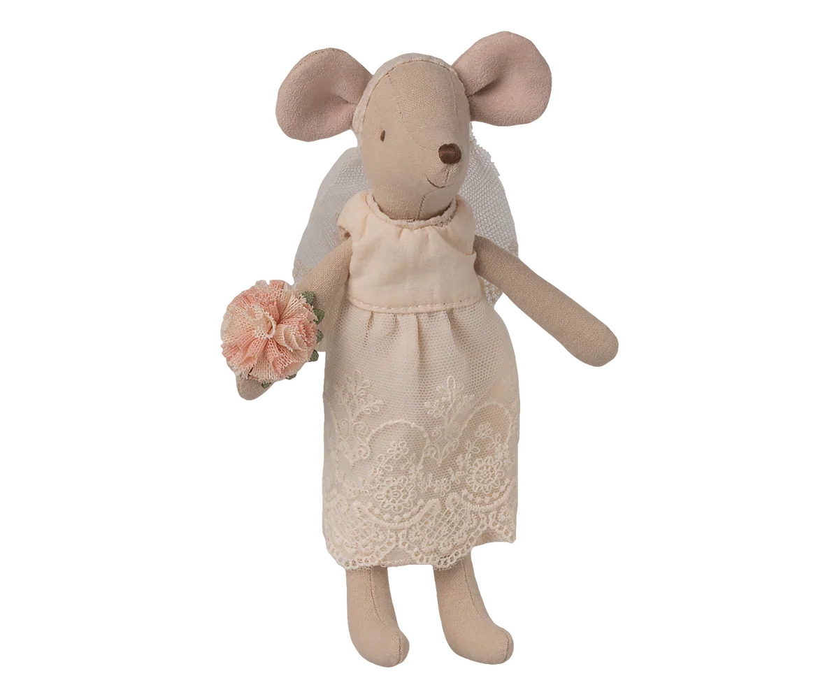 Maileg Wedding Dress, Mum Mouse