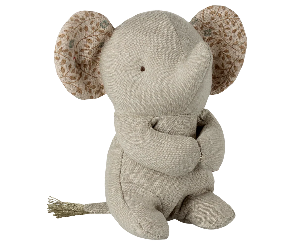 Maileg Lullaby Friends, Elephant, Mini - Iron Grey