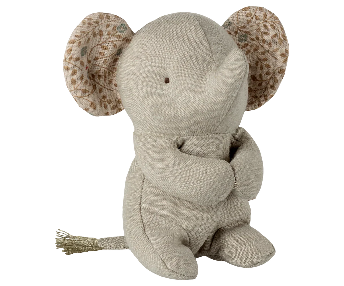 Maileg Lullaby Friends, Elephant, Mini - Iron Grey