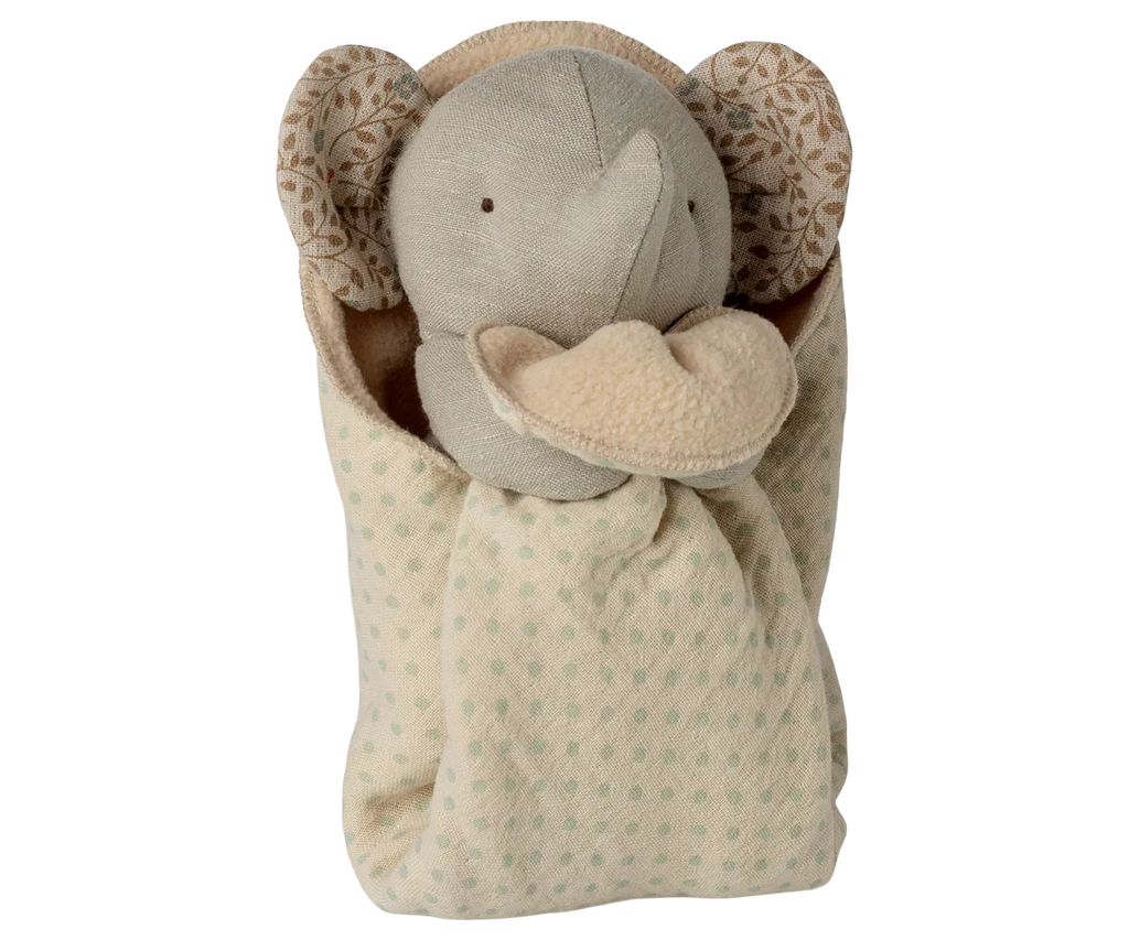Maileg Lullaby Friends, Elephant, Mini - Iron Grey