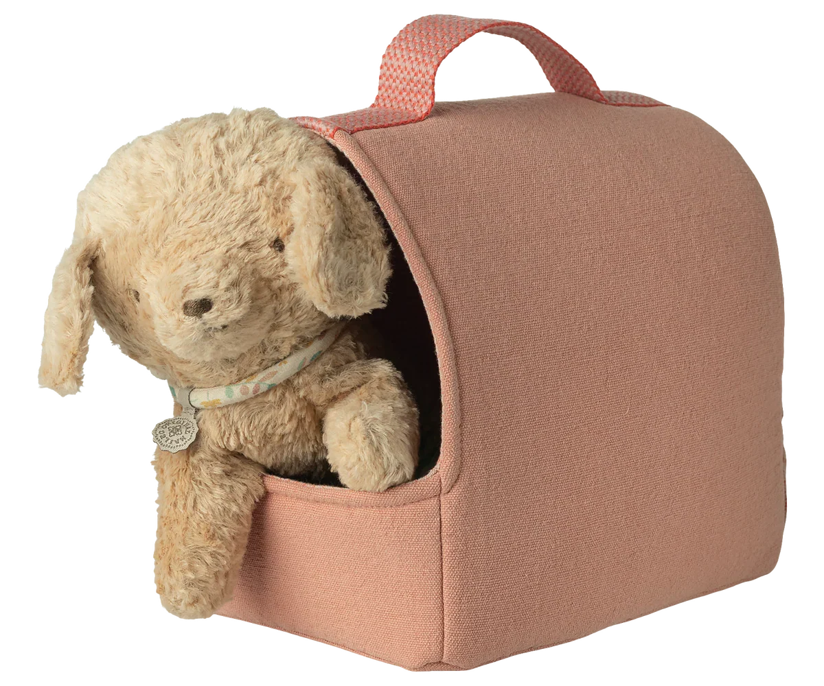 Maileg Pet Carrier - Coral