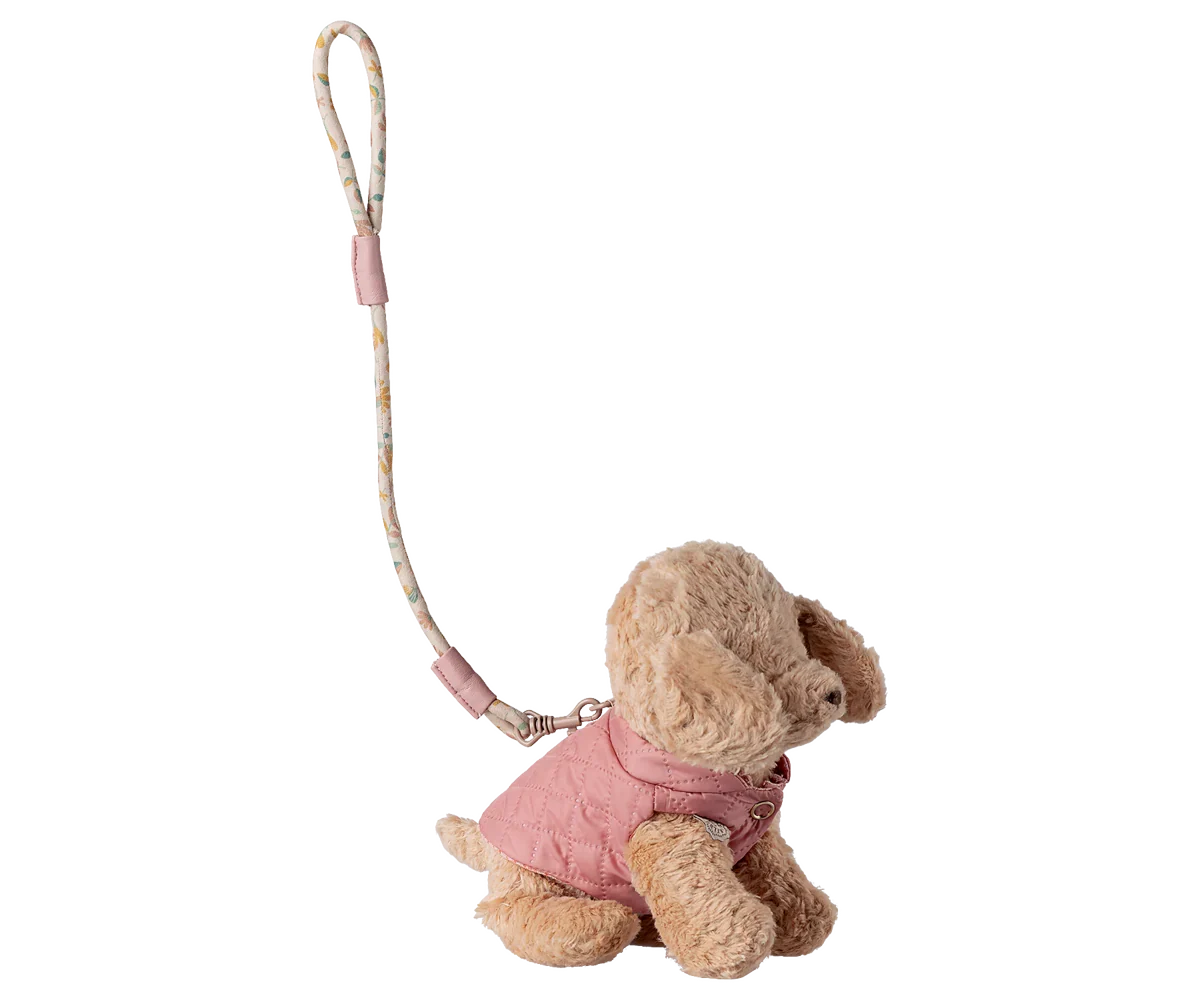 Maileg Pet Supply, Harness and Leash - Rose