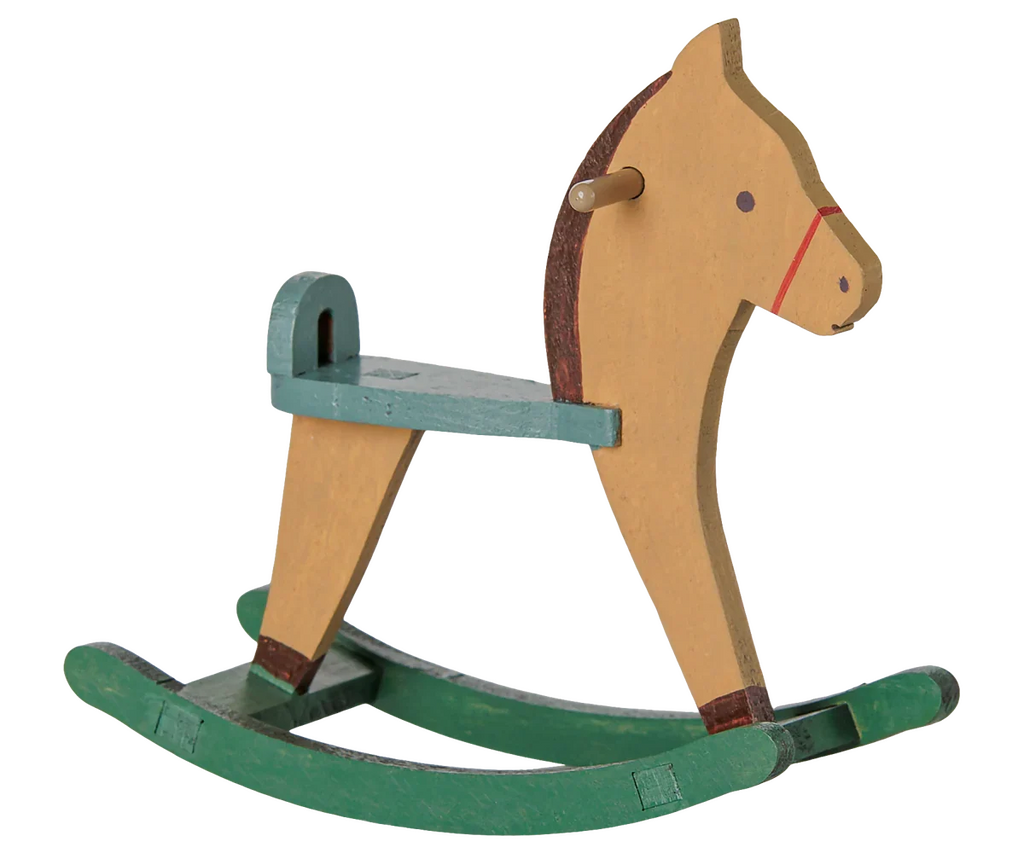 PRE-ORDER: Maileg Rocking Horse, Mouse - Light Brown (Estimated Arrival Early September)
