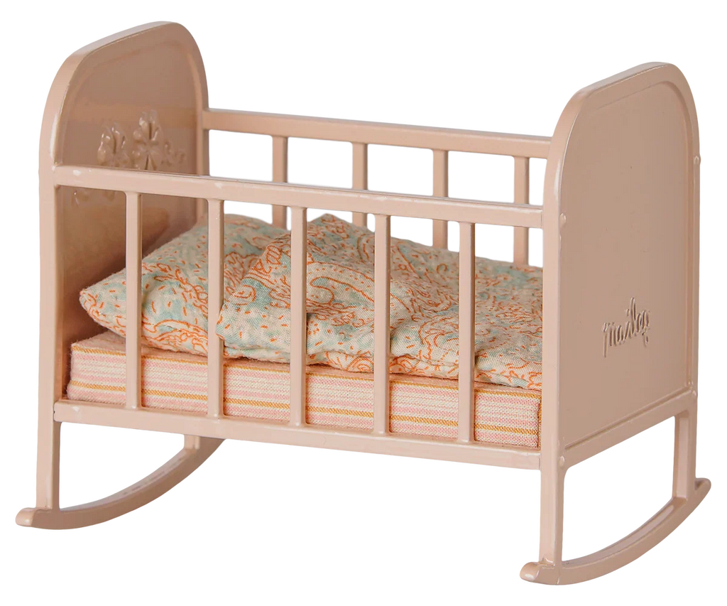 PRE-ORDER: Maileg Cradle, My - Light Rose (Estimated Arrival Early September)