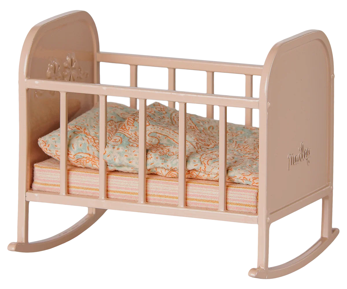 PRE-ORDER: Maileg Cradle, My - Light Rose (Estimated Arrival Early September)