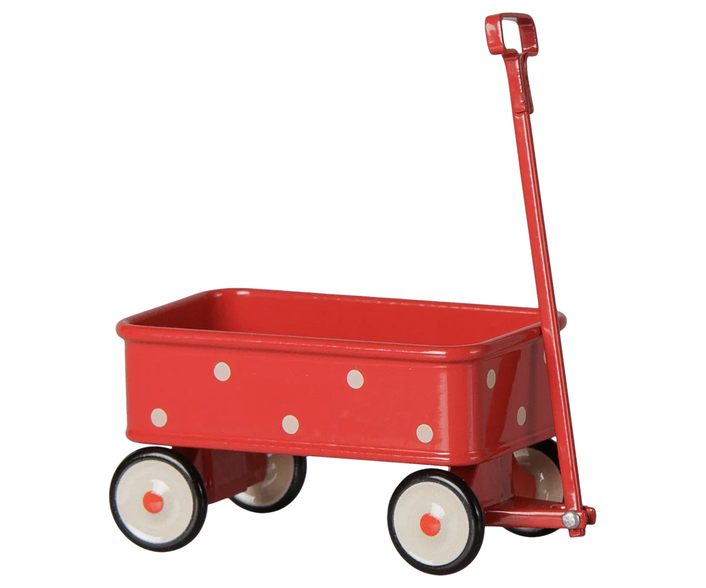 PRE-ORDER: Maileg Wagon, Mouse - Red (Estimated Arrival Mid September)