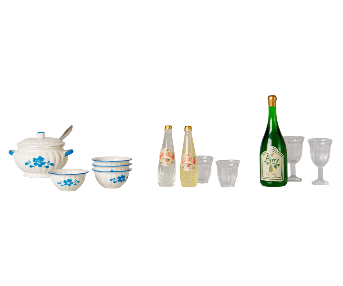 PRE-ORDER: Maileg Soup Set, Mouse (Estimated Arrival Early November)