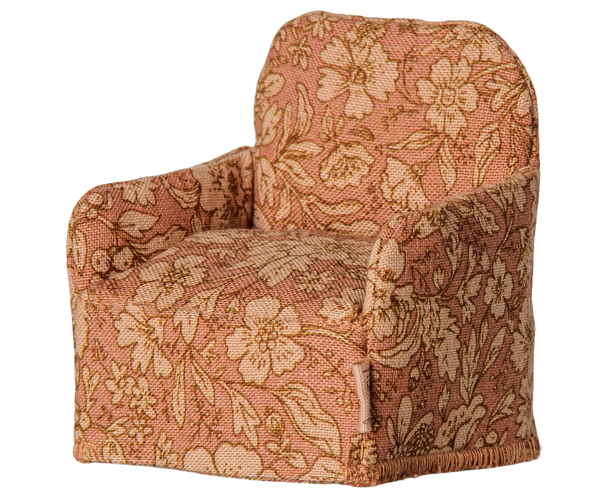 PRE-ORDER: Maileg Folding Chair, Mouse - Flower  (Estimated Arrival Early November)
