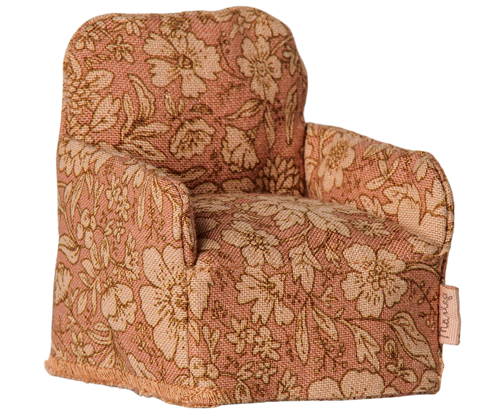 PRE-ORDER: Maileg Folding Chair, Mouse - Flower  (Estimated Arrival Early November)
