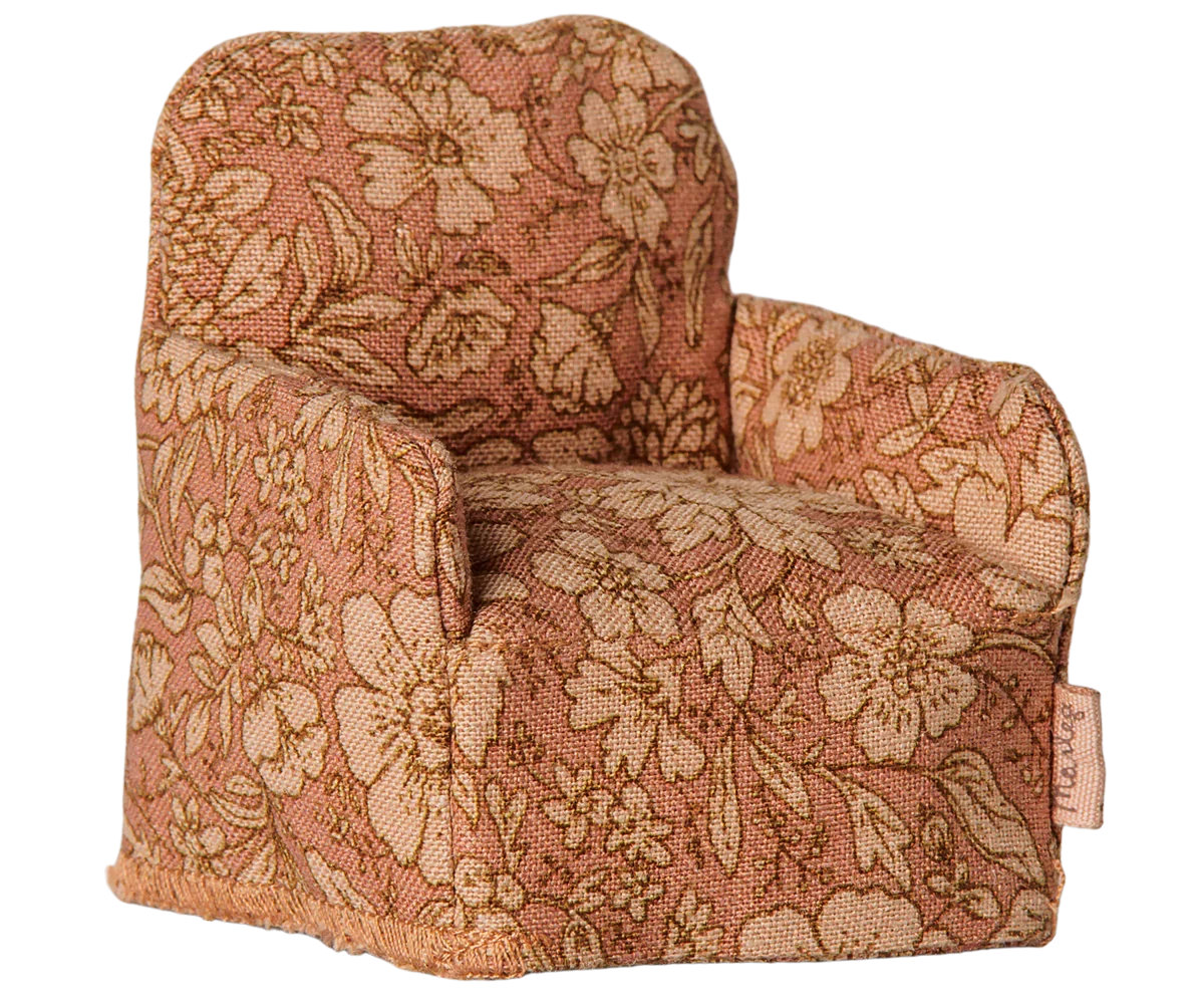 PRE-ORDER: Maileg Folding Chair, Mouse - Flower  (Estimated Arrival Early November)