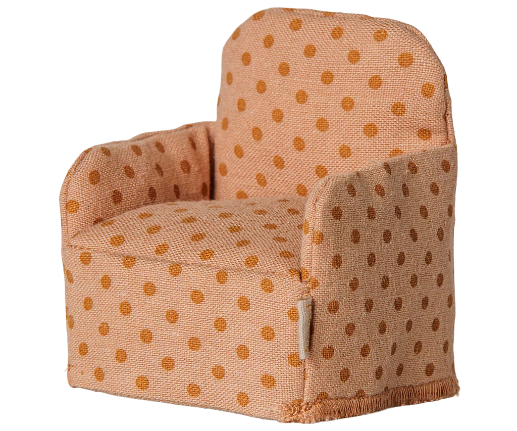 PRE-ORDER: Maileg Folding Chair, Mouse - Dots (Estimated Arrival Mid September)