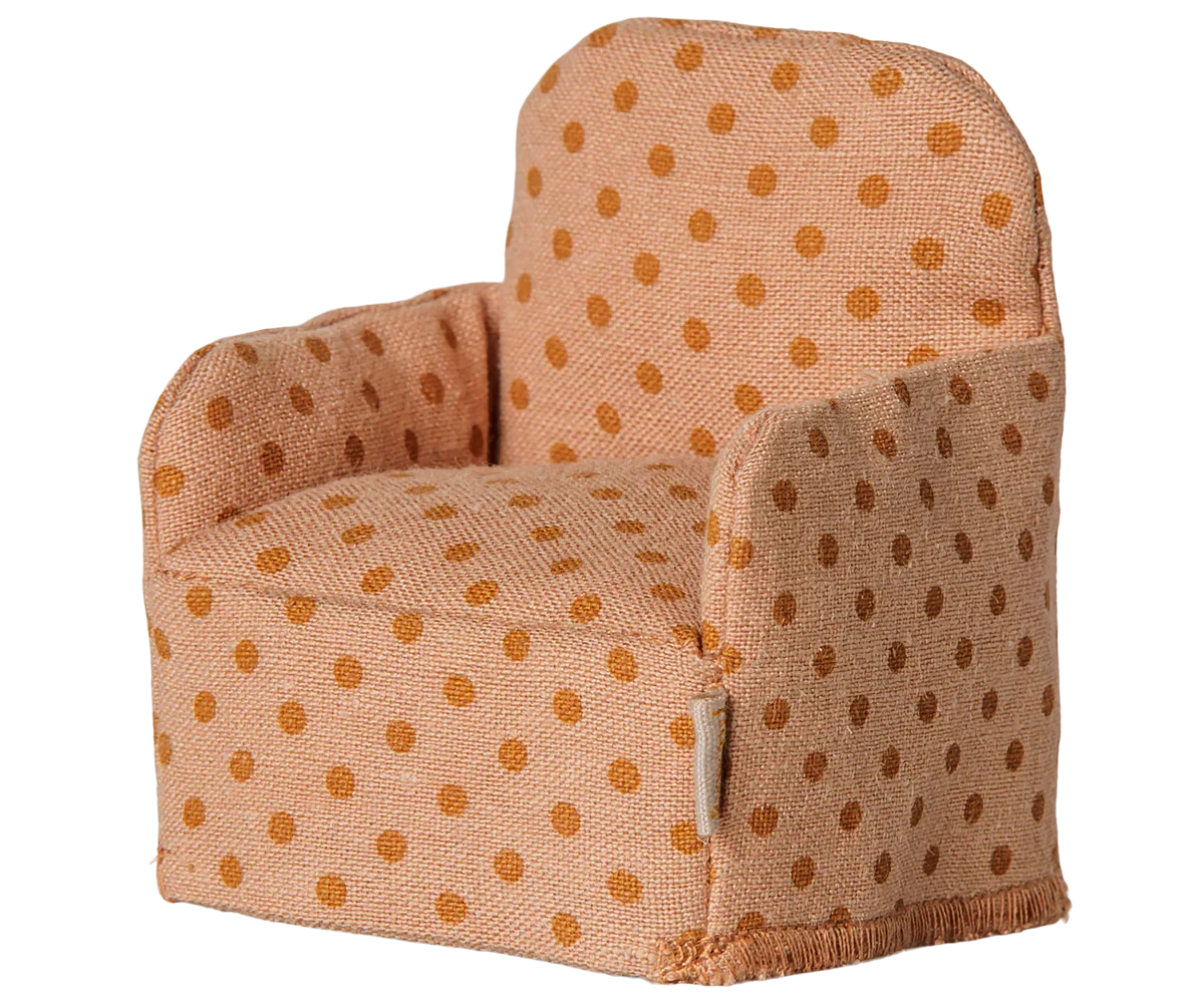 PRE-ORDER: Maileg Folding Chair, Mouse - Dots (Estimated Arrival Mid September)