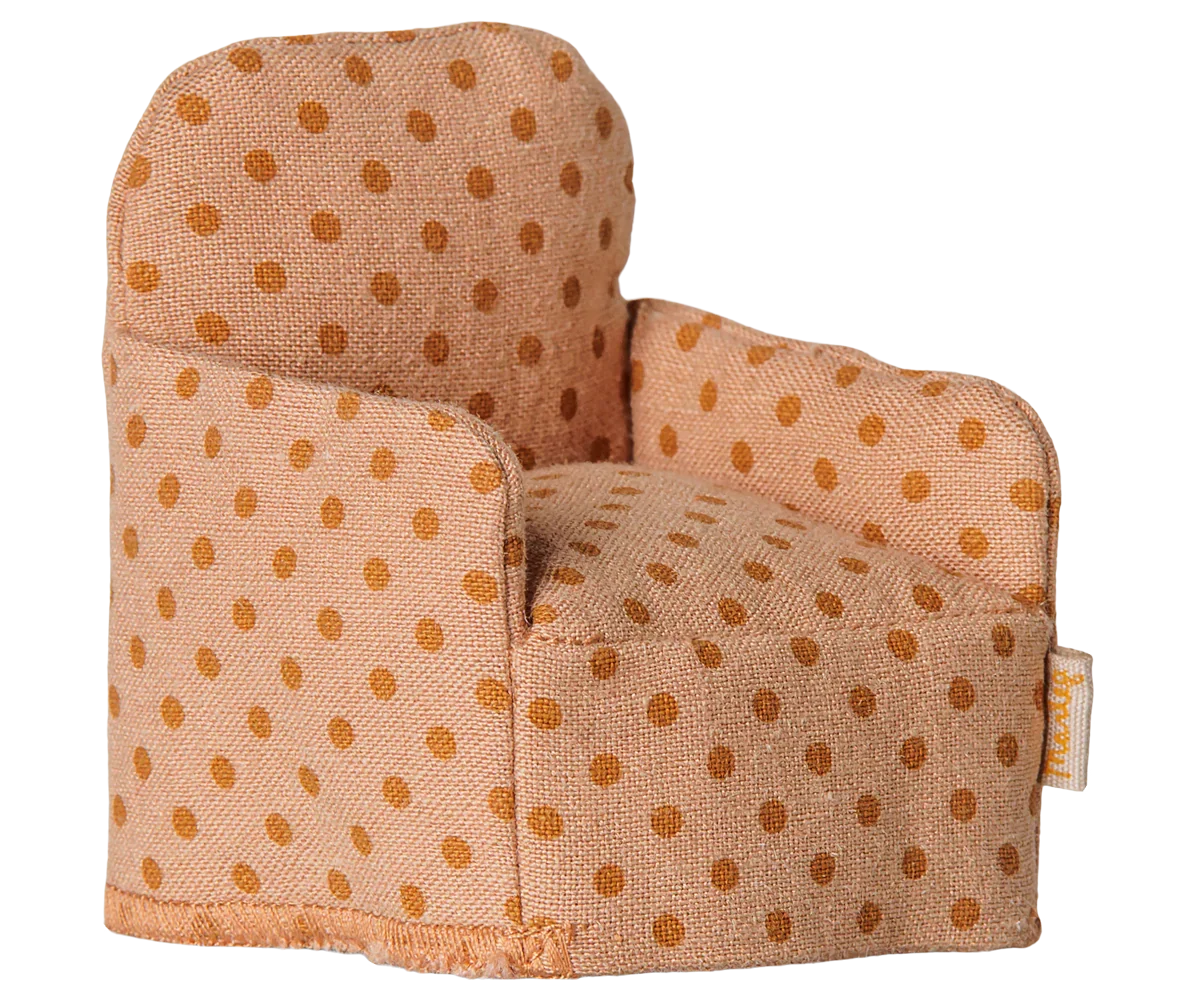 PRE-ORDER: Maileg Folding Chair, Mouse - Dots (Estimated Arrival Mid September)