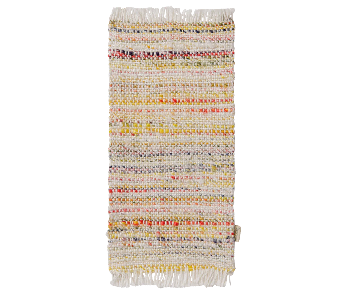 PRE-ORDER: Maileg Rug, Miniature, Medium - Multi Stripe (Estimated Arrival Mid September)