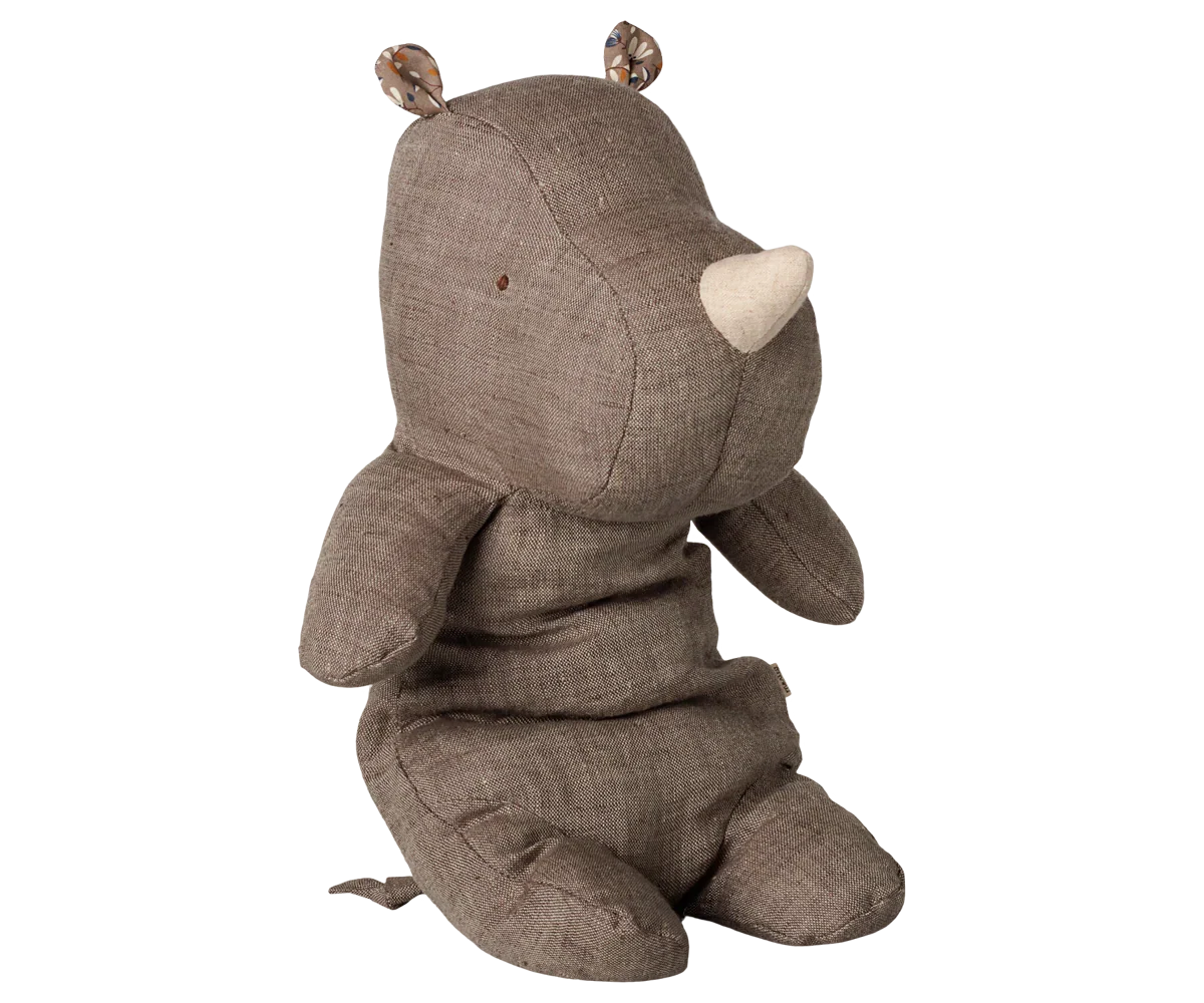 PRE-ORDER: Maileg Safari Friends, Rhino, Medium - Grey Blend (Estimated Arrival Mid November)