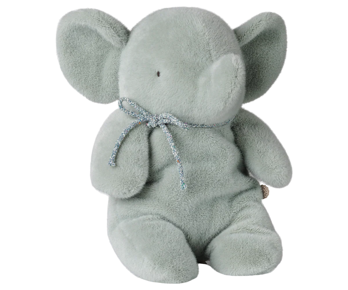 PRE-ORDER: Maileg Elephant Plush, Medium - Soft Mint (Estimated Arrival Early September)