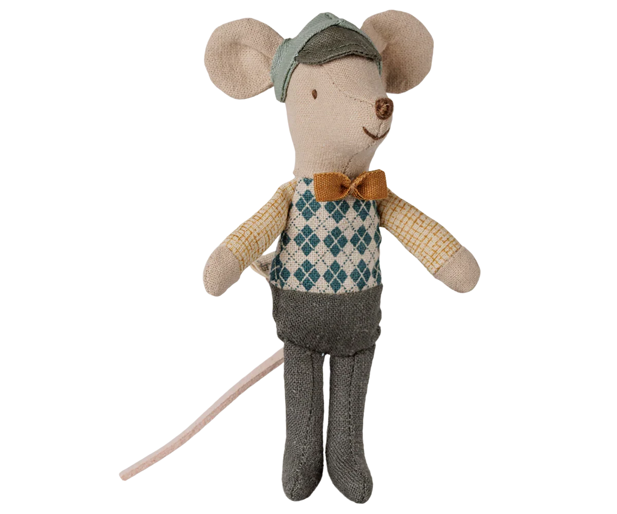 PRE-ORDER: Maileg Driver Mouse, Little Brother (Estimated Arrival Early September)
