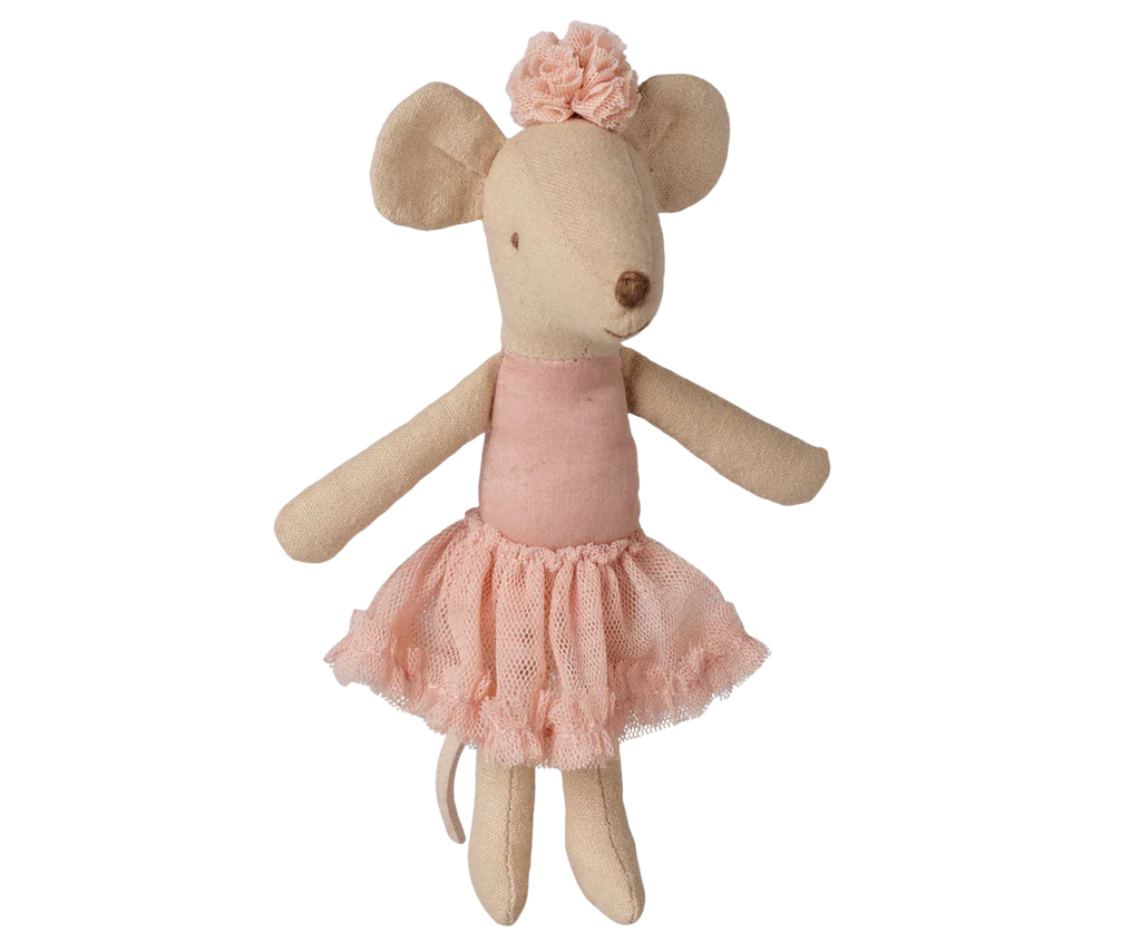 PRE-ORDER: Maileg Ballerina Mouse, Big Sister - Light Heather (Estimated Arrival Mid September)