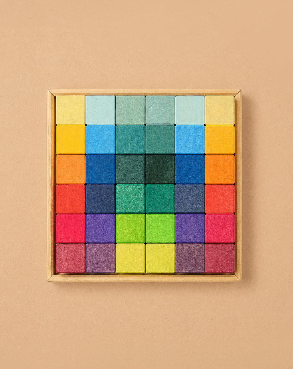 Grimm's Rainbow Mosaic Building Blocks